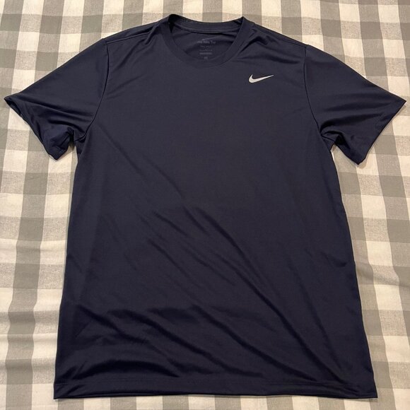 Nike Dri-Fit Tee Shirt 2024 - Navy Blue - Picture 1 of 2